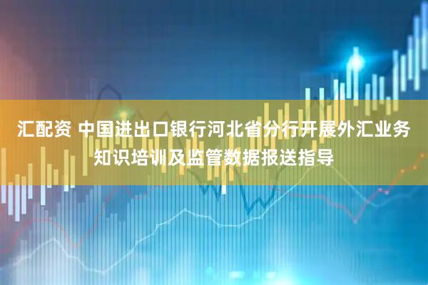 汇配资 中国进出口银行河北省分行开展外汇业务知识培训及监管数据报送指导