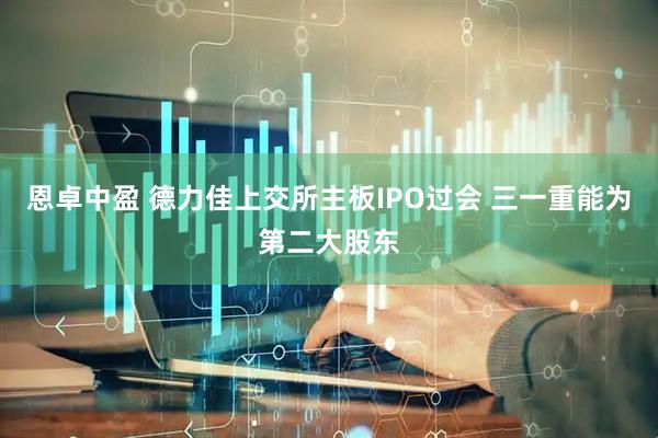 恩卓中盈 德力佳上交所主板IPO过会 三一重能为第二大股东